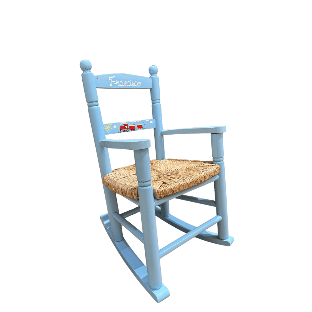 Mecedora Infantil de Madera Personalizada