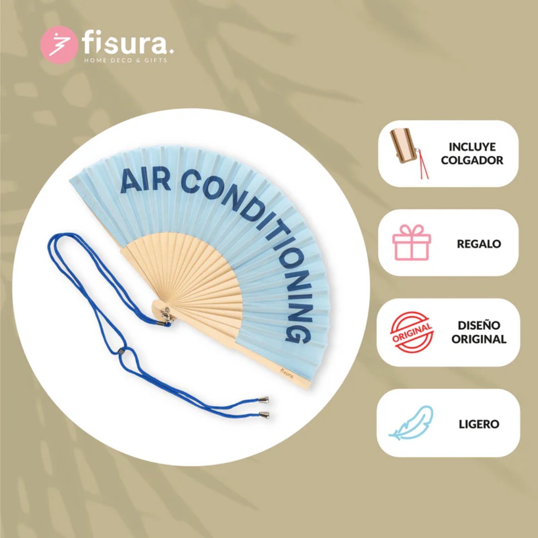 Ventilateur bleu « climatisation »