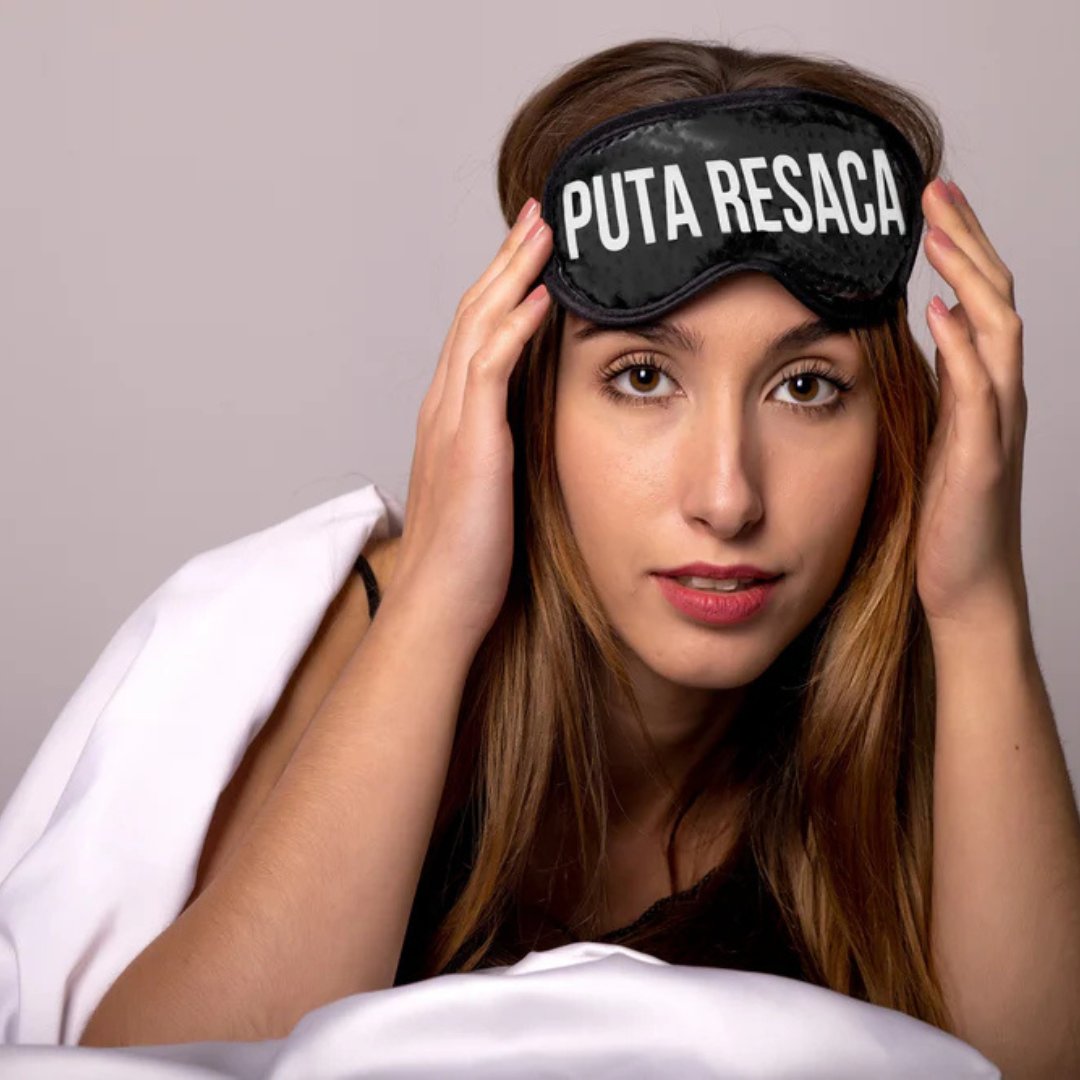 Antifaz de gel “Puta resaca”