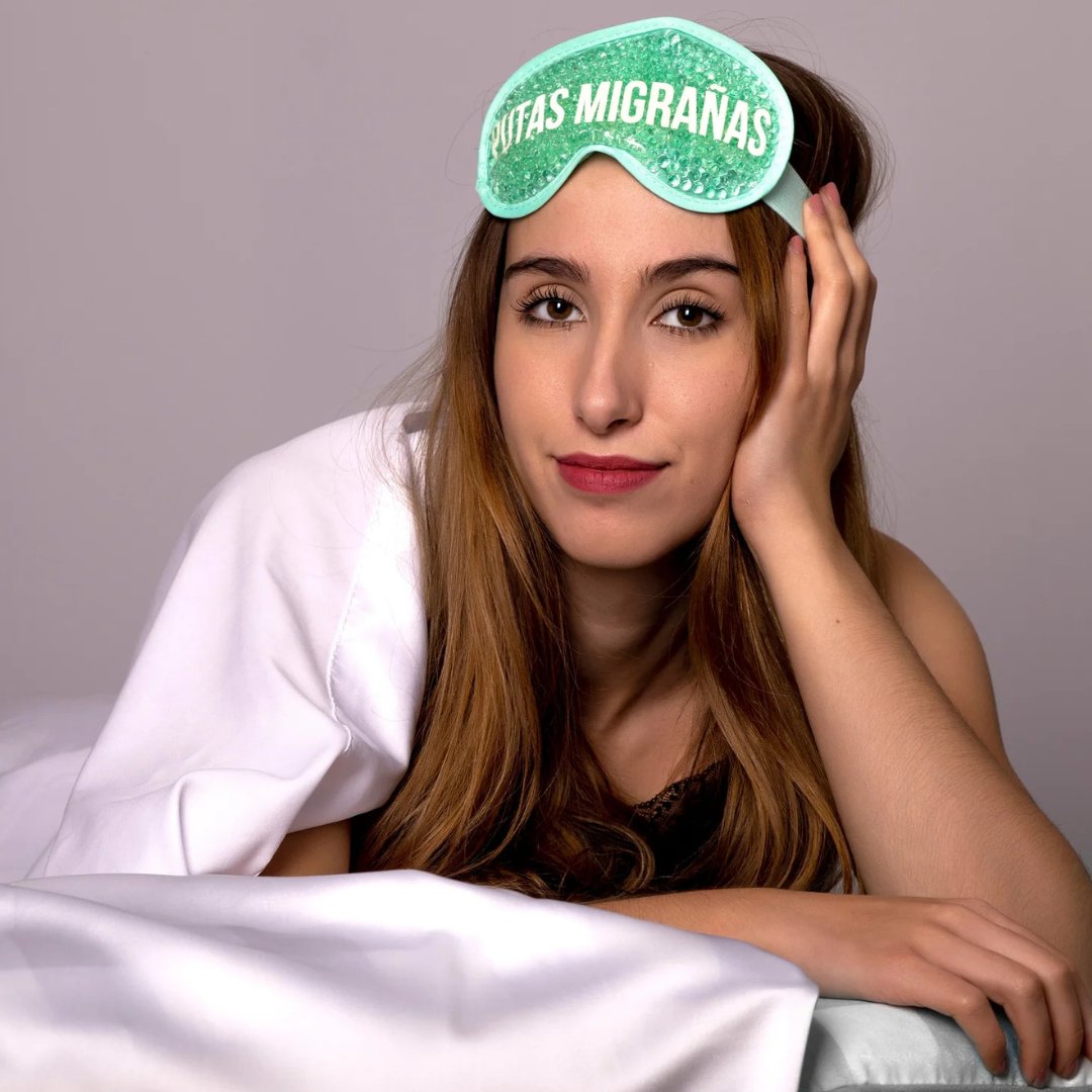Antifaz de gel “Putas migrañas”