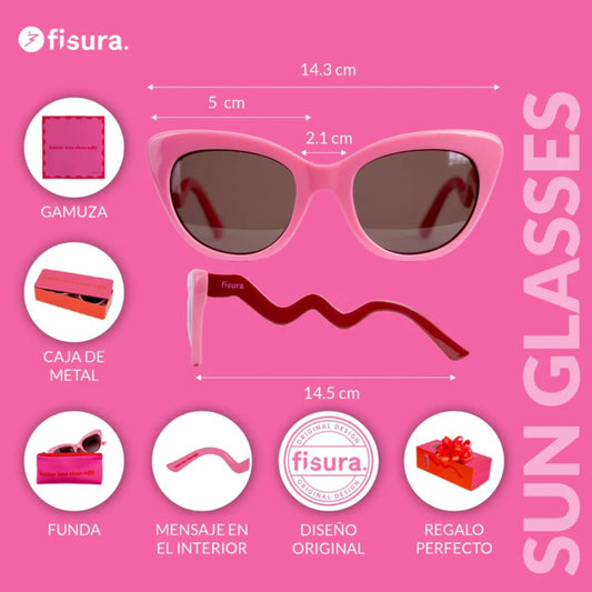 Gafas de sol “Better late than ugly”