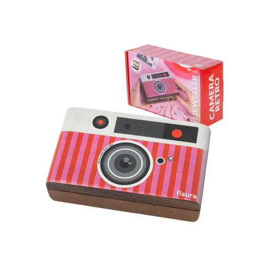 Joyero cámara retro multicolor de Fisura