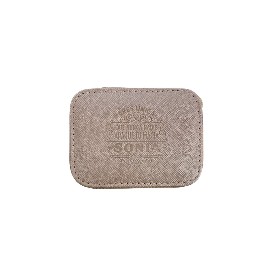 Joyero de viaje personalizado