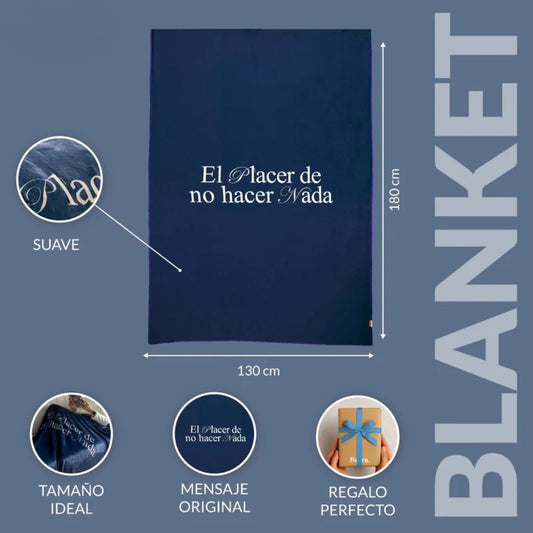 Manta “El placer de no hacer nada”