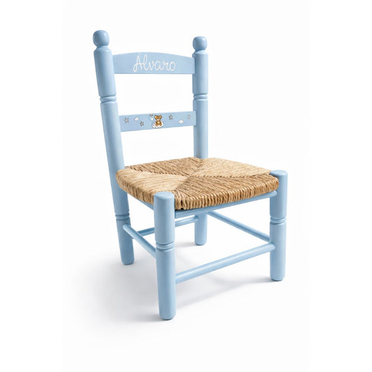 Silla de madera infantil personalizada