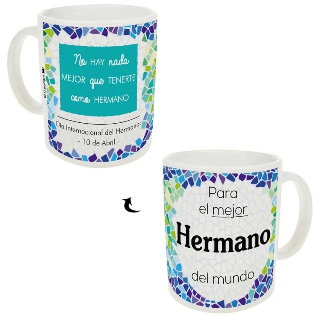 Taza trencadis personalizada