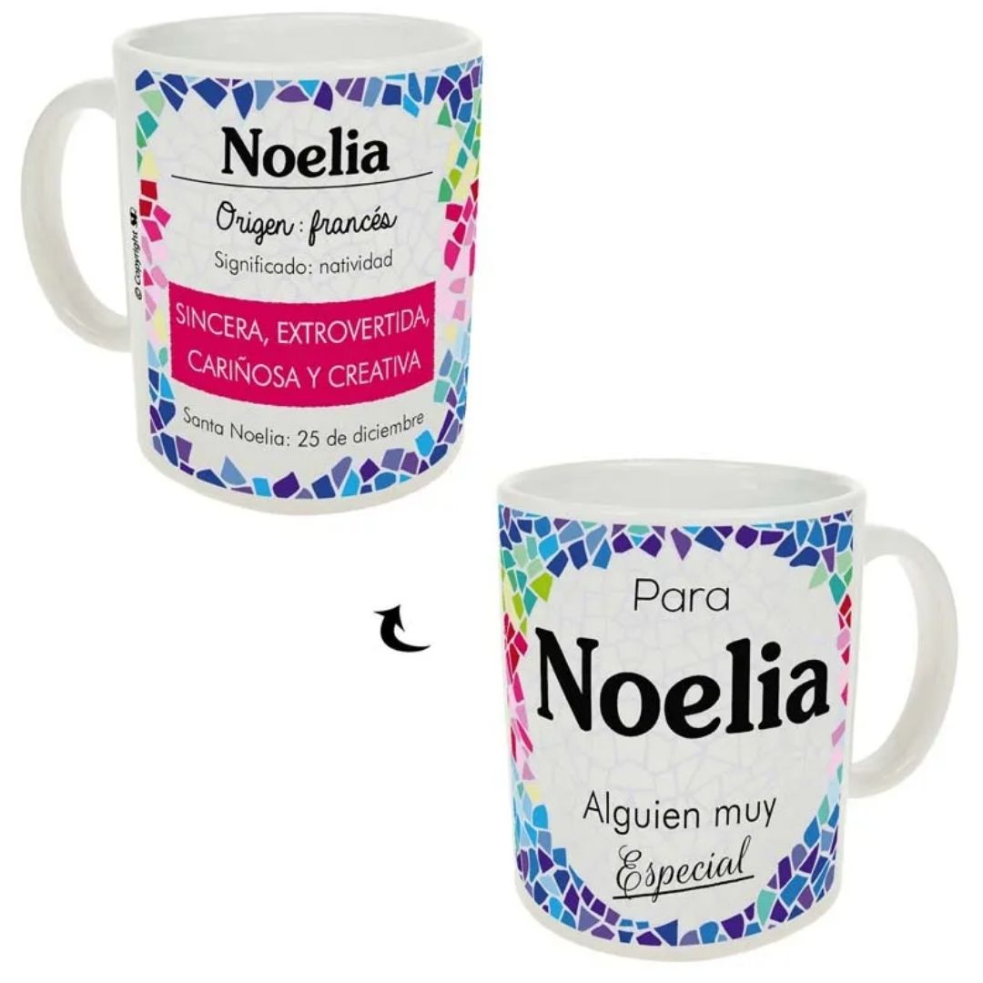 Taza trencadis personalizada