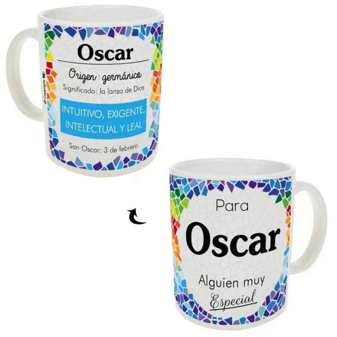 Taza trencadis personalizada