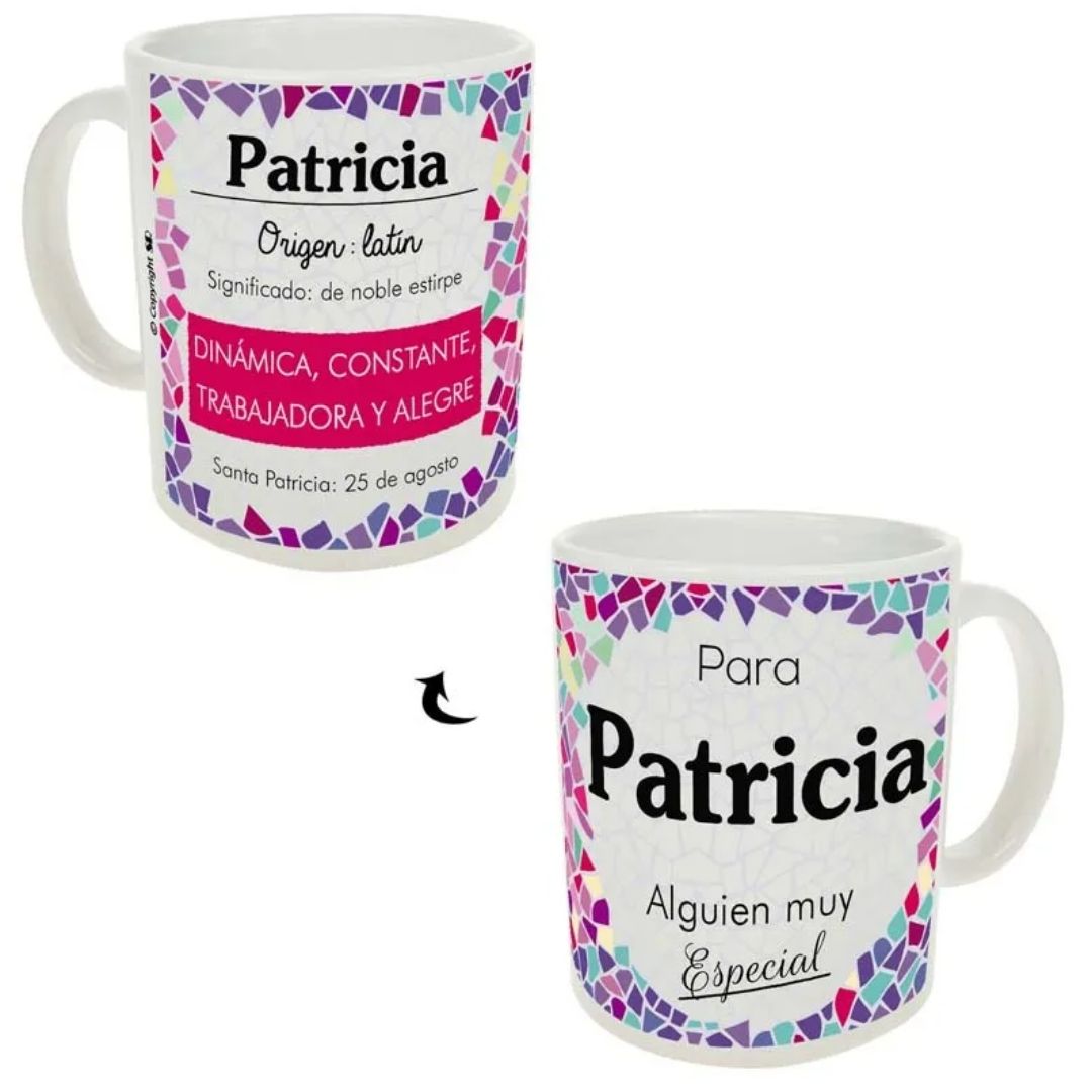 Taza trencadis personalizada