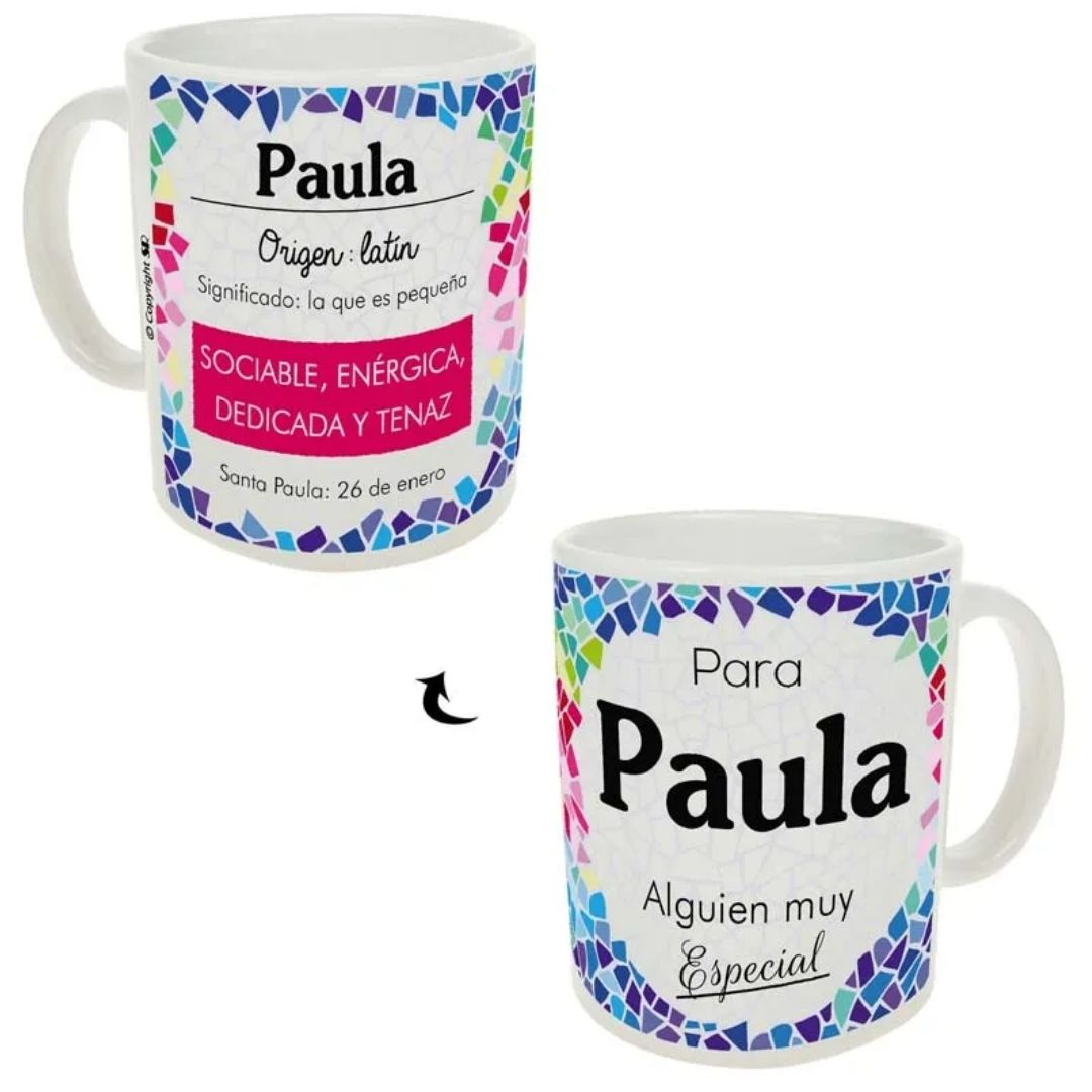 Taza trencadis personalizada