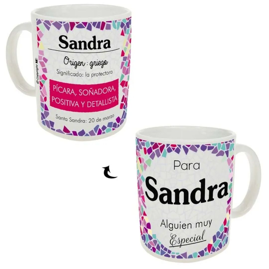 Taza trencadis personalizada