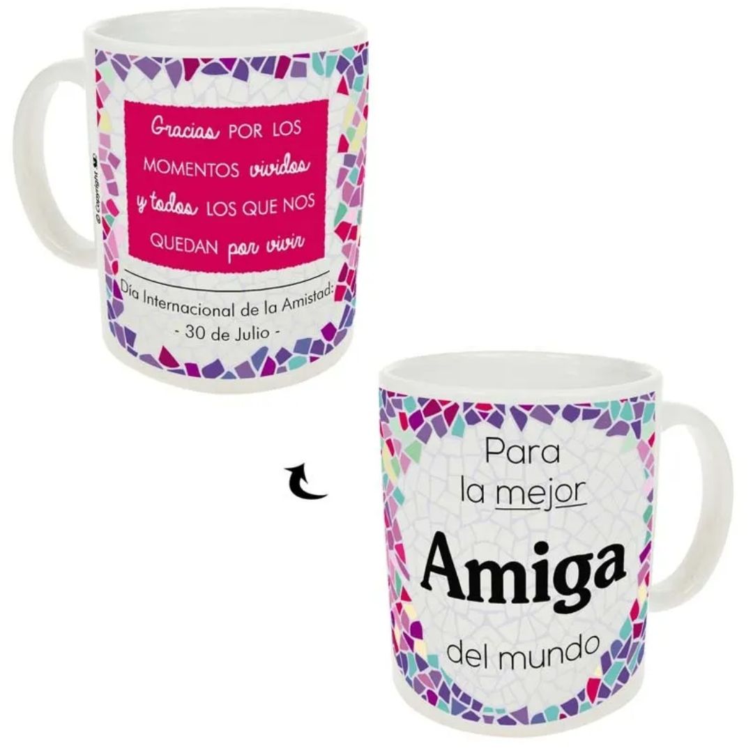 Taza trencadis personalizada