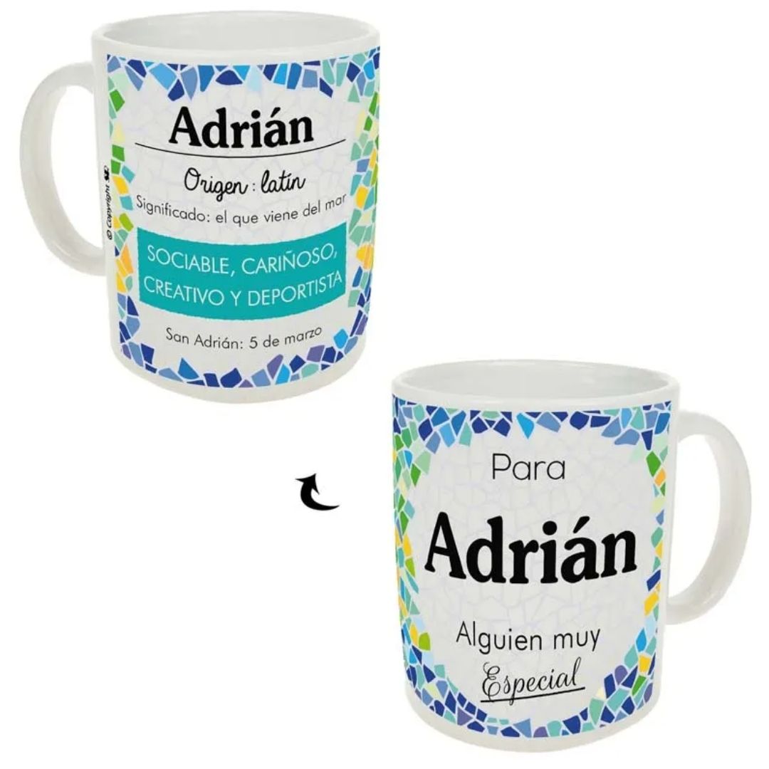 Taza trencadis personalizada