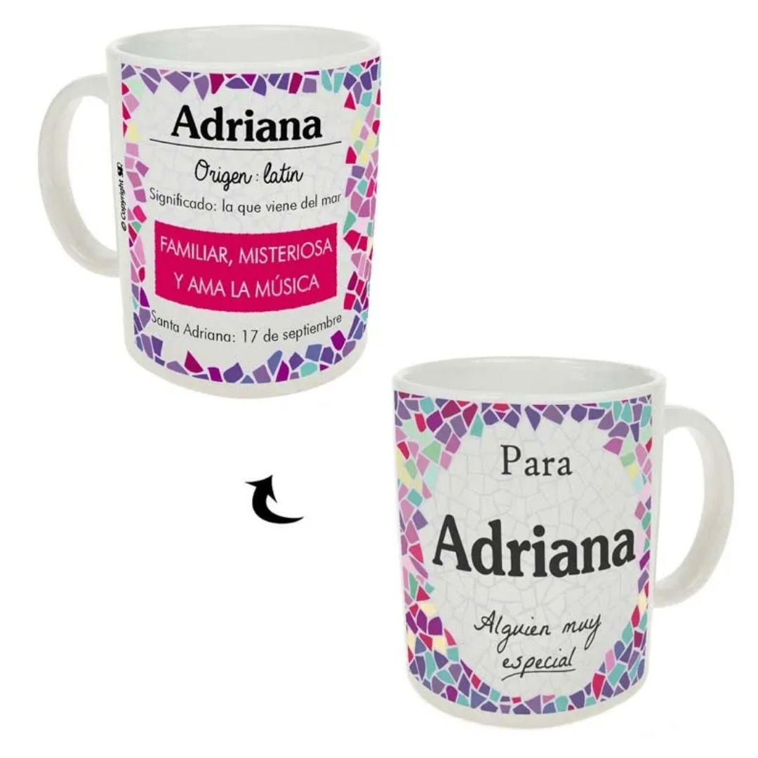 Taza trencadis personalizada