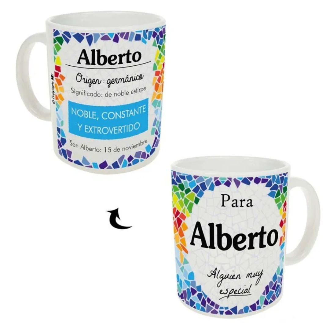 Taza trencadis personalizada