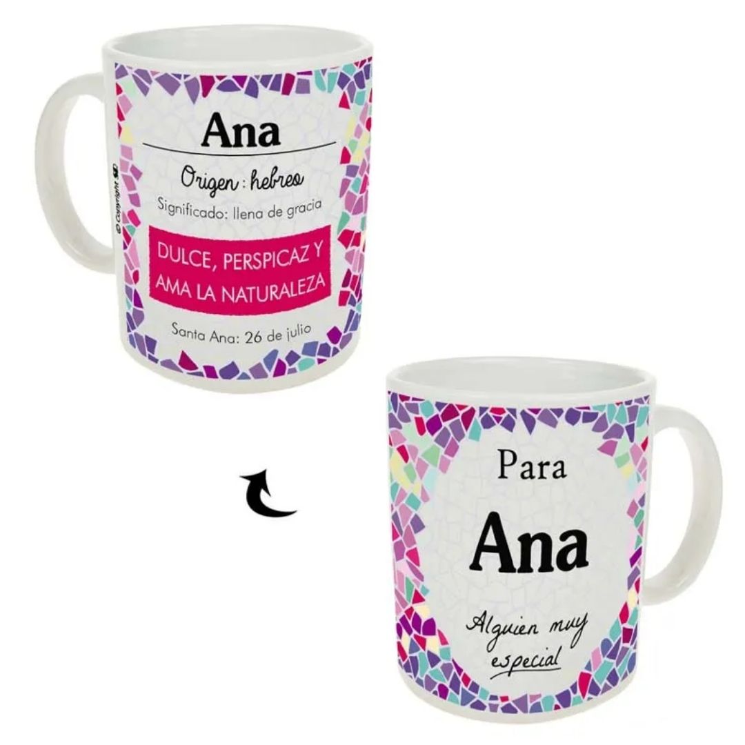 Taza trencadis personalizada
