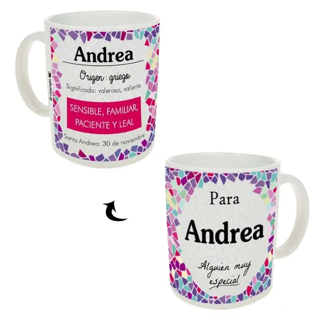 Taza trencadis personalizada