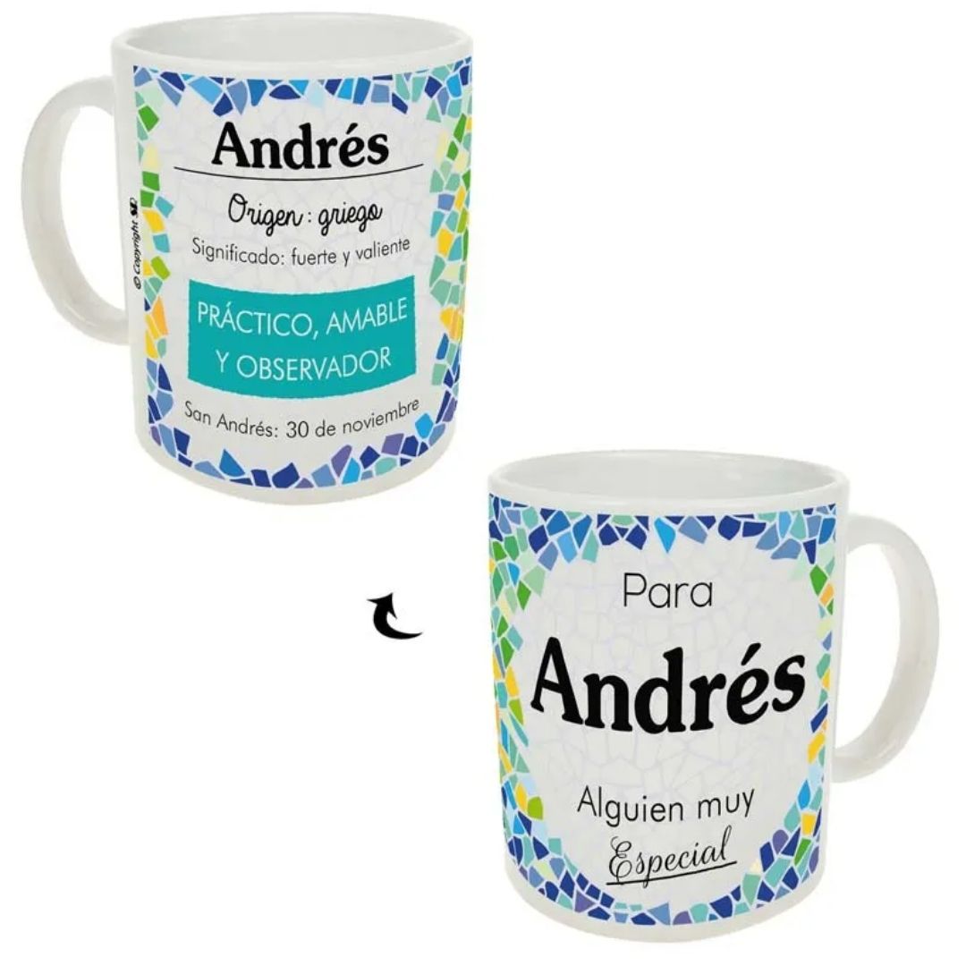 Taza trencadis personalizada