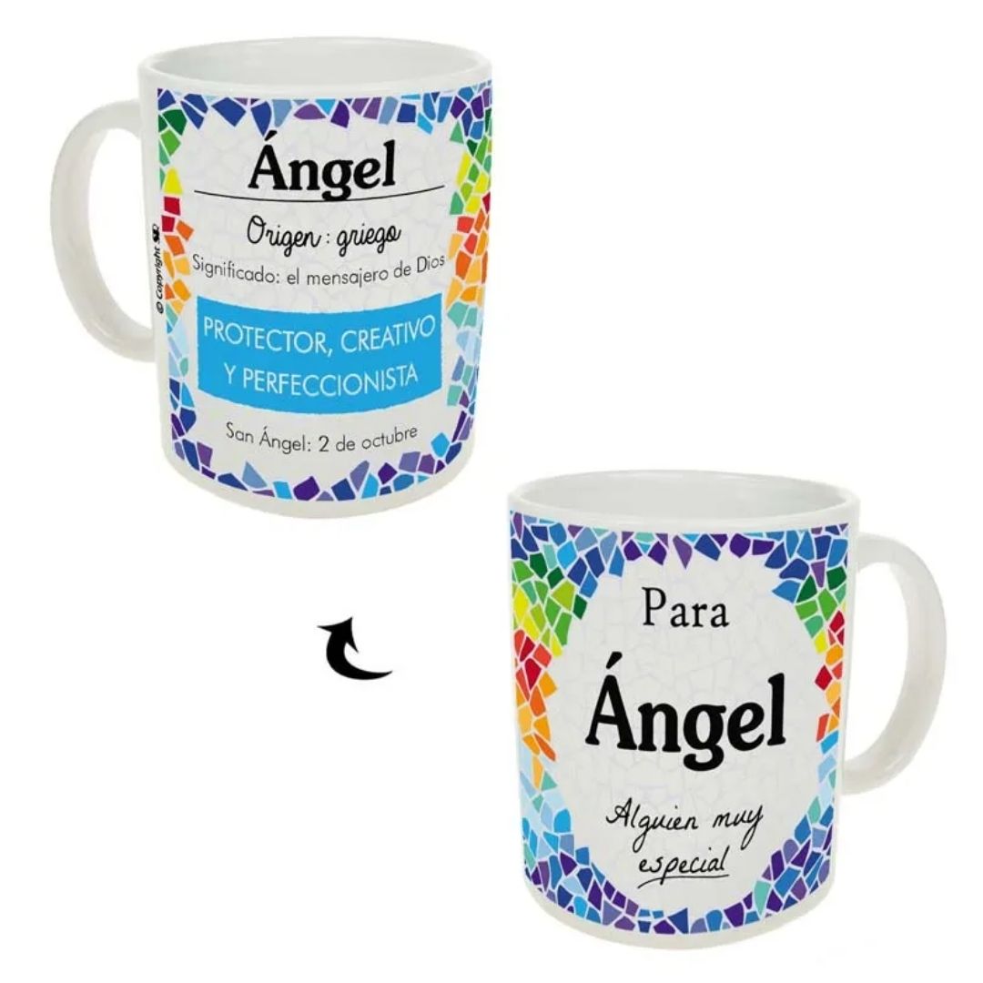 Taza trencadis personalizada