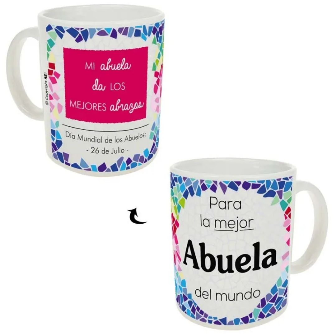 Taza trencadis personalizada