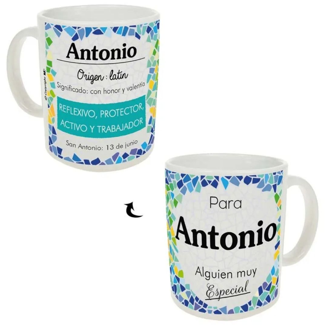 Taza trencadis personalizada