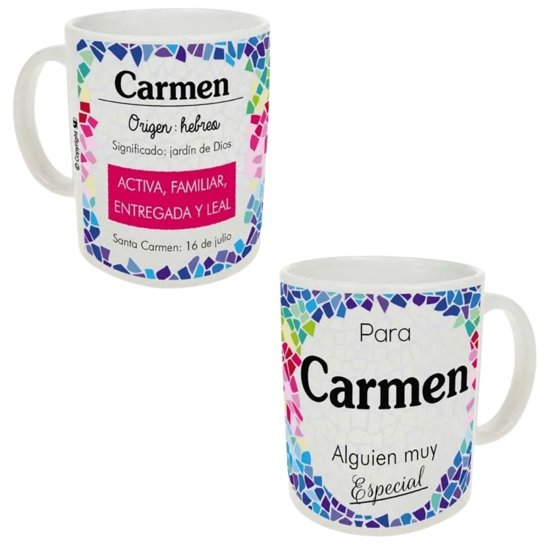 Taza trencadis personalizada