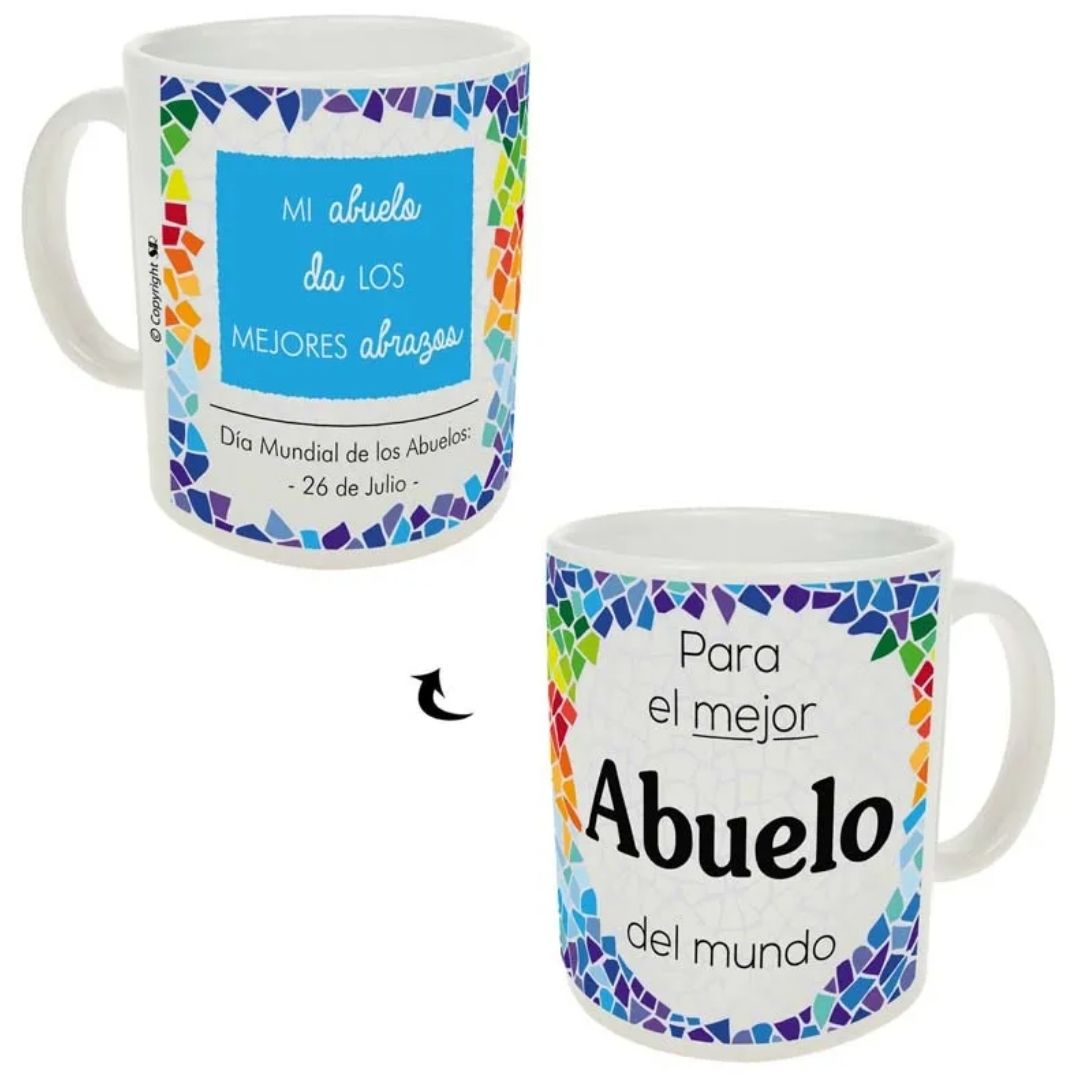 Taza trencadis personalizada