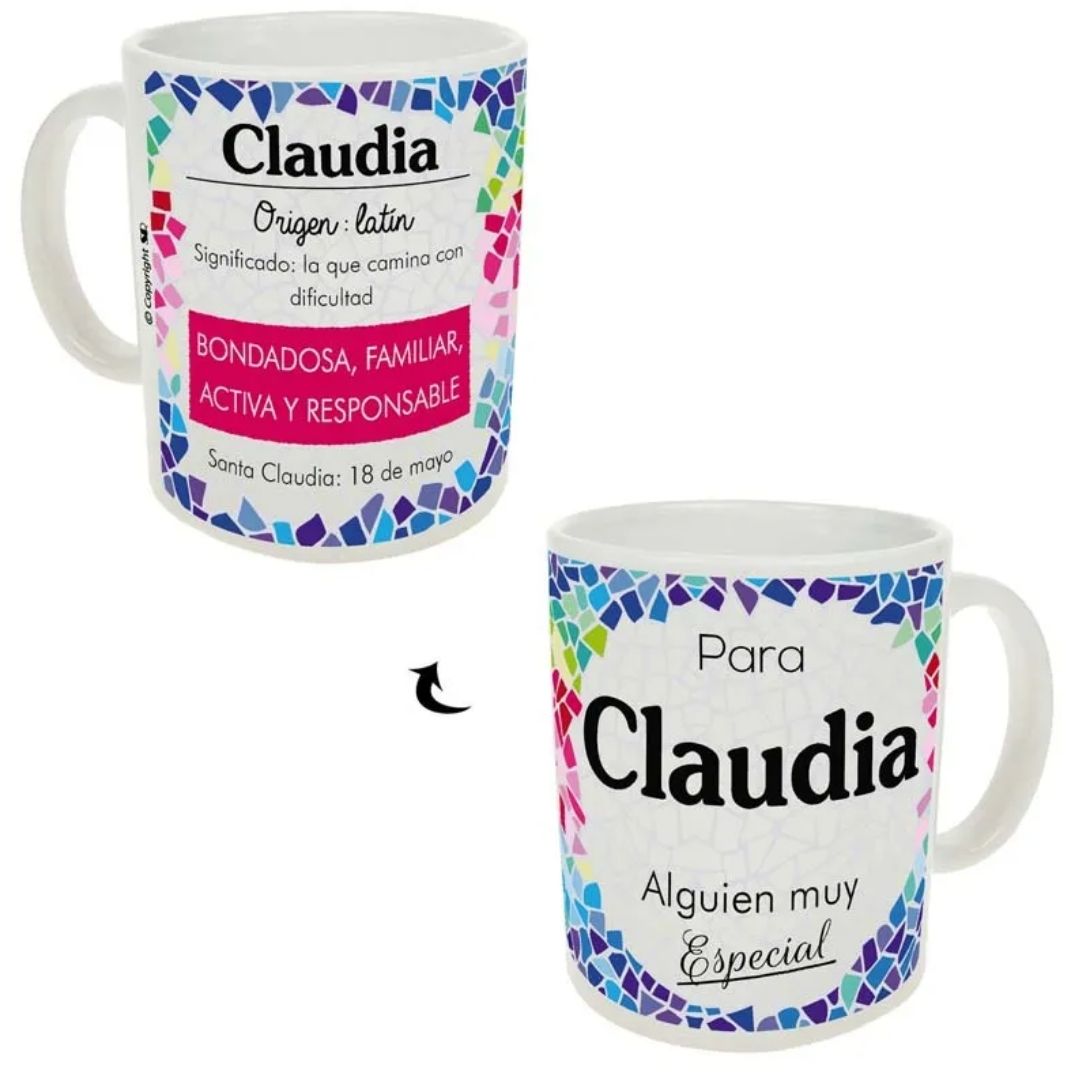 Taza trencadis personalizada