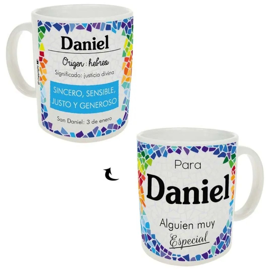 Taza trencadis personalizada