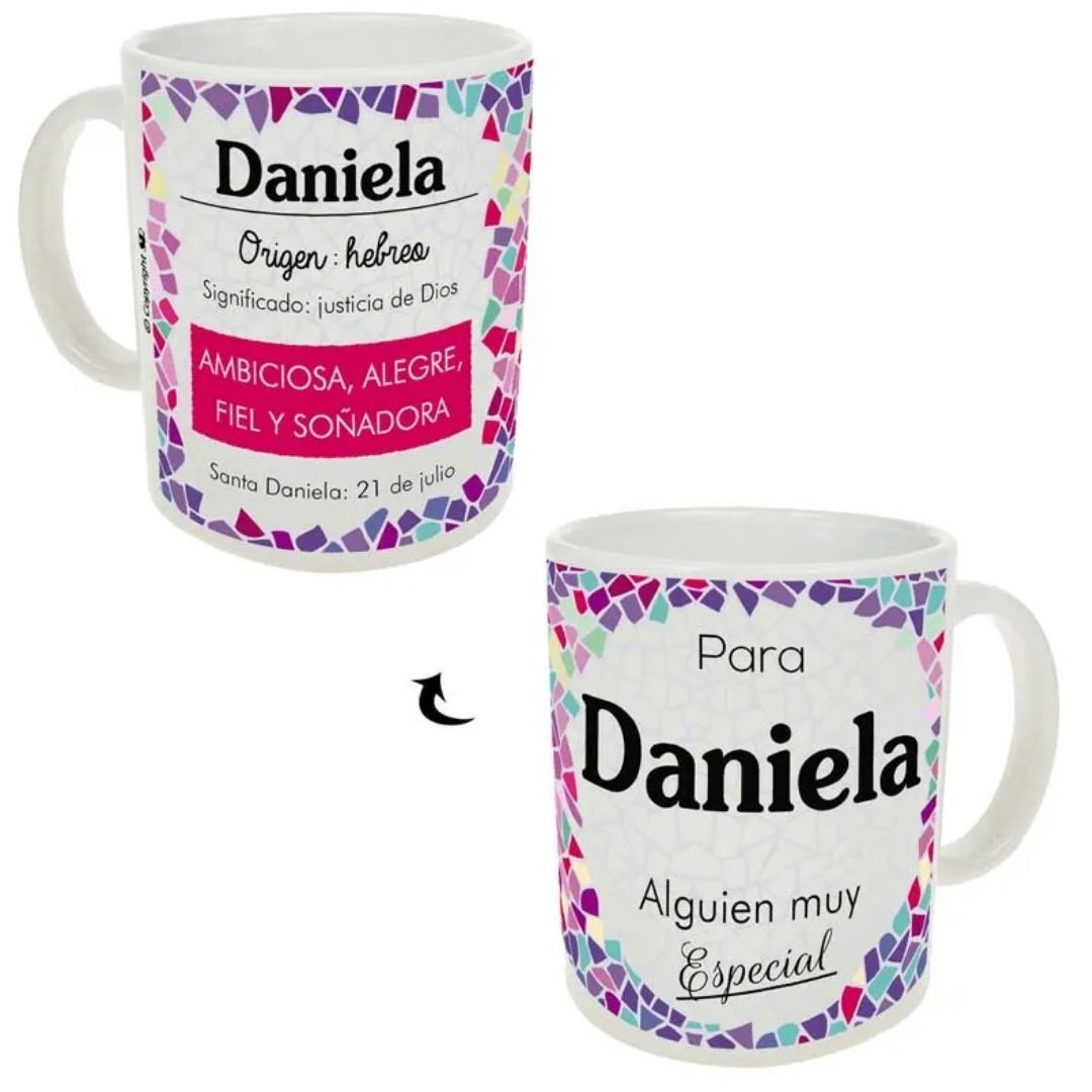 Taza trencadis personalizada