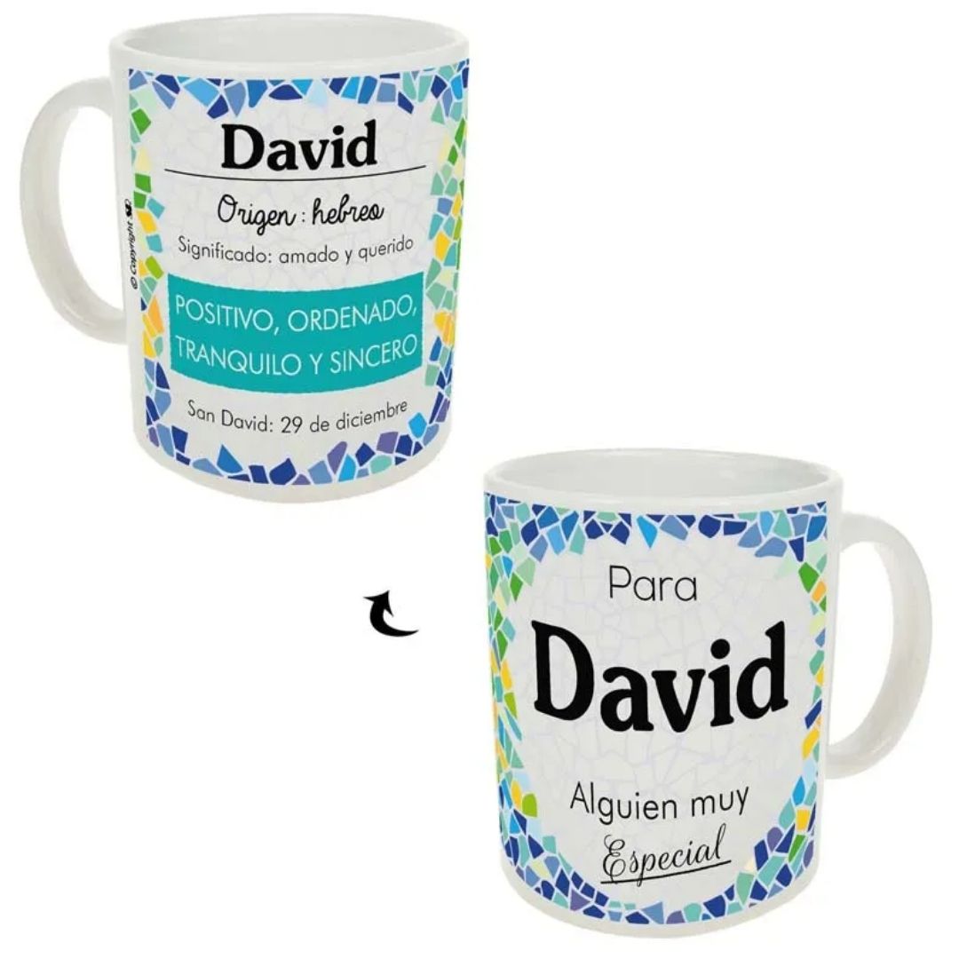Taza trencadis personalizada