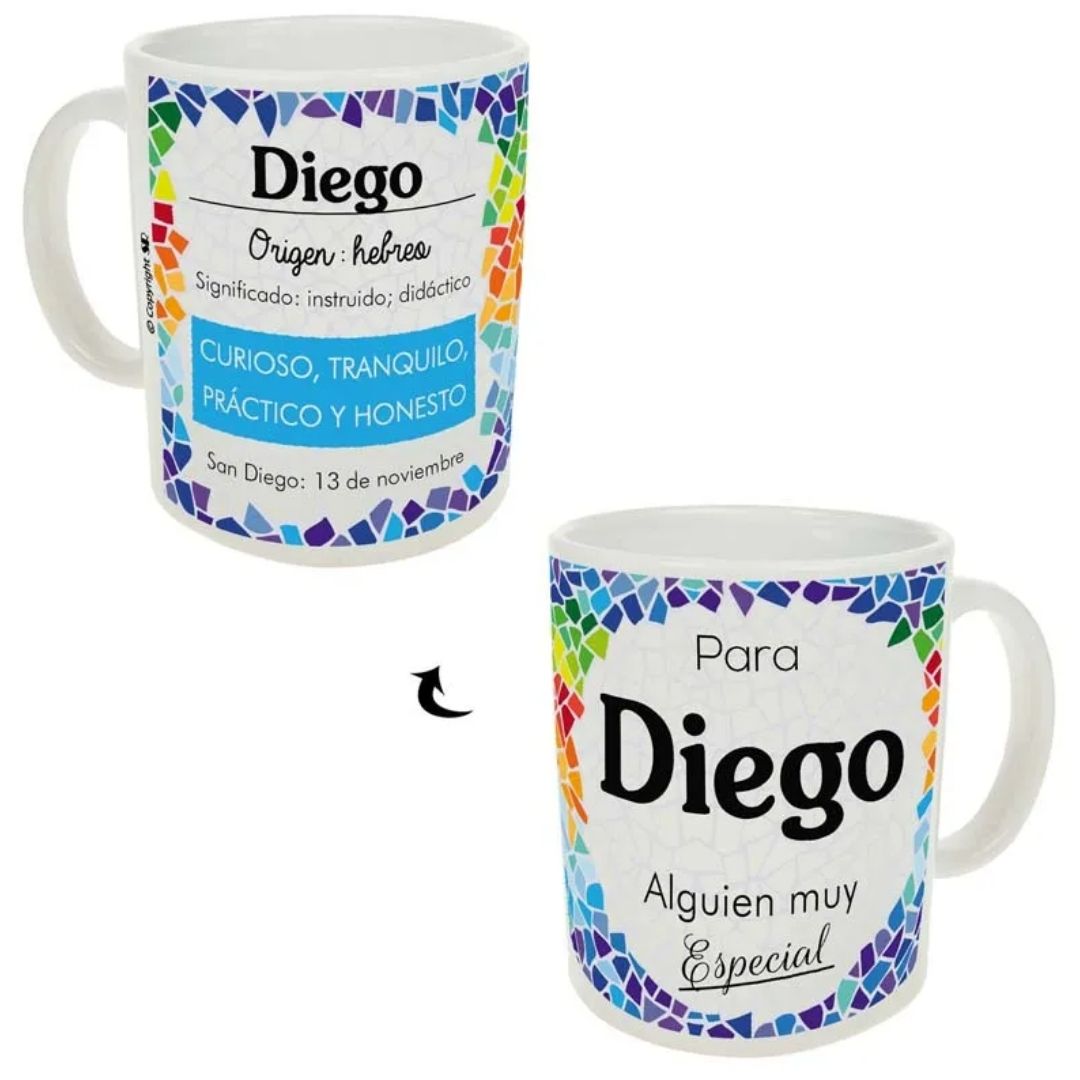 Taza trencadis personalizada
