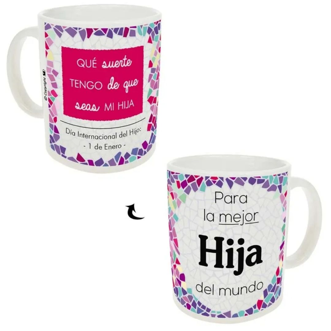 Taza trencadis personalizada