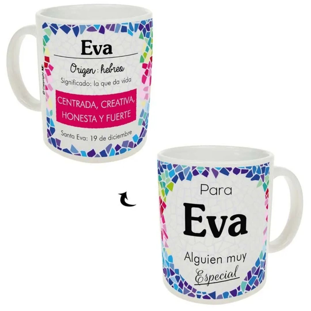 Taza trencadis personalizada