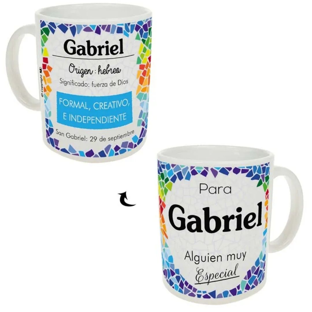 Taza trencadis personalizada