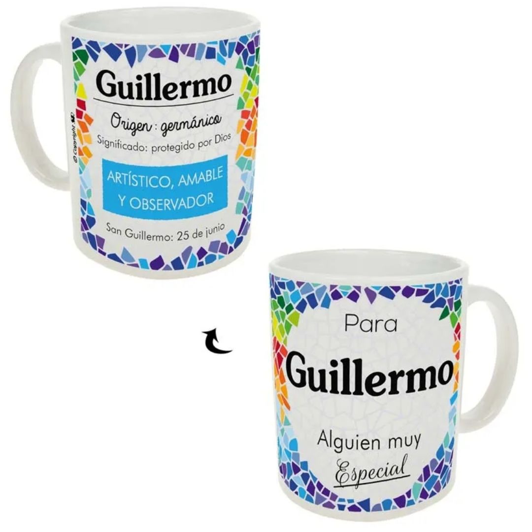 Taza trencadis personalizada
