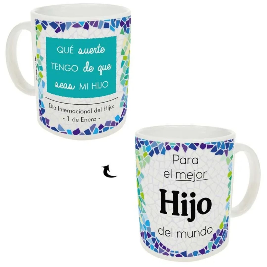 Taza trencadis personalizada