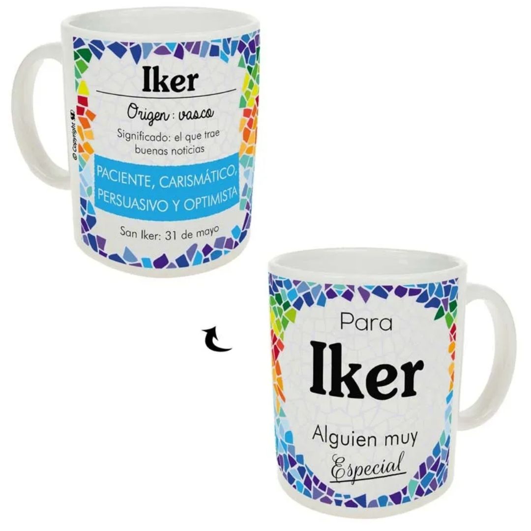 Taza trencadis personalizada