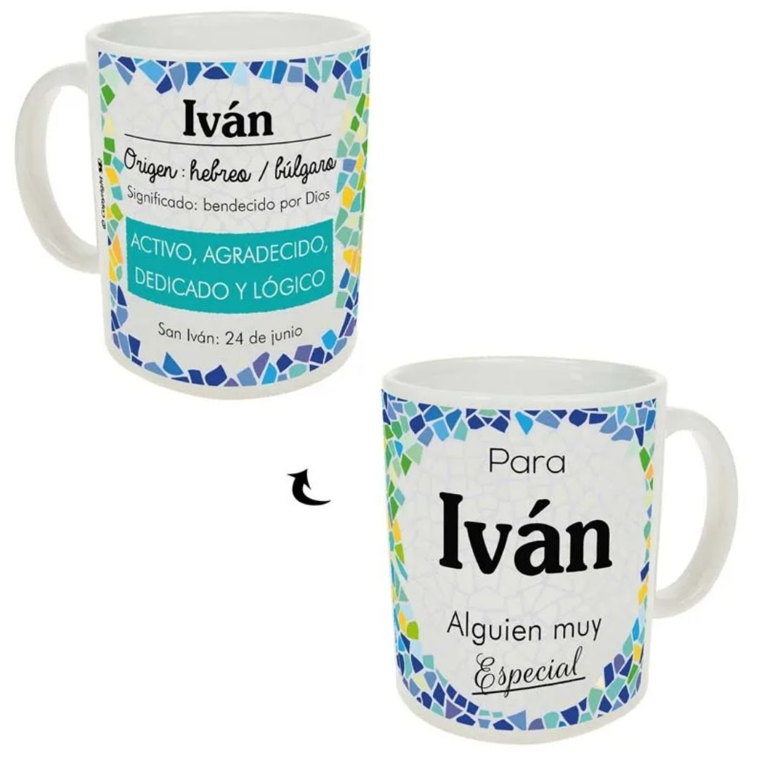 Taza trencadis personalizada