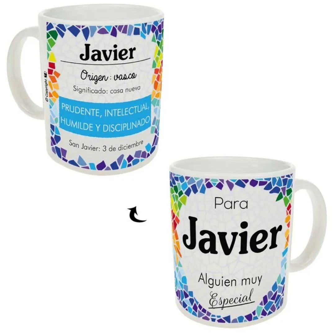 Taza trencadis personalizada