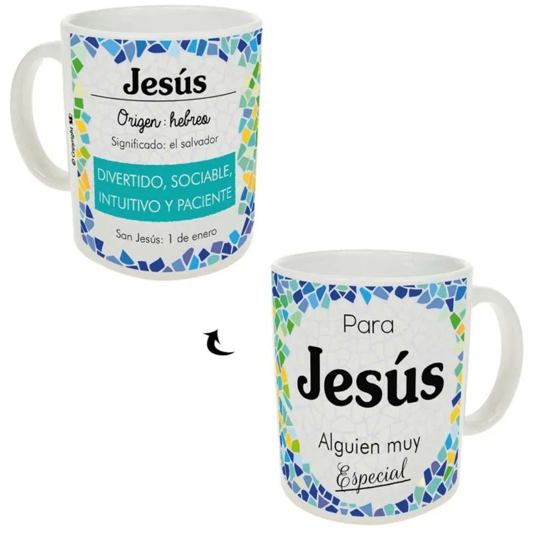 Taza trencadis personalizada