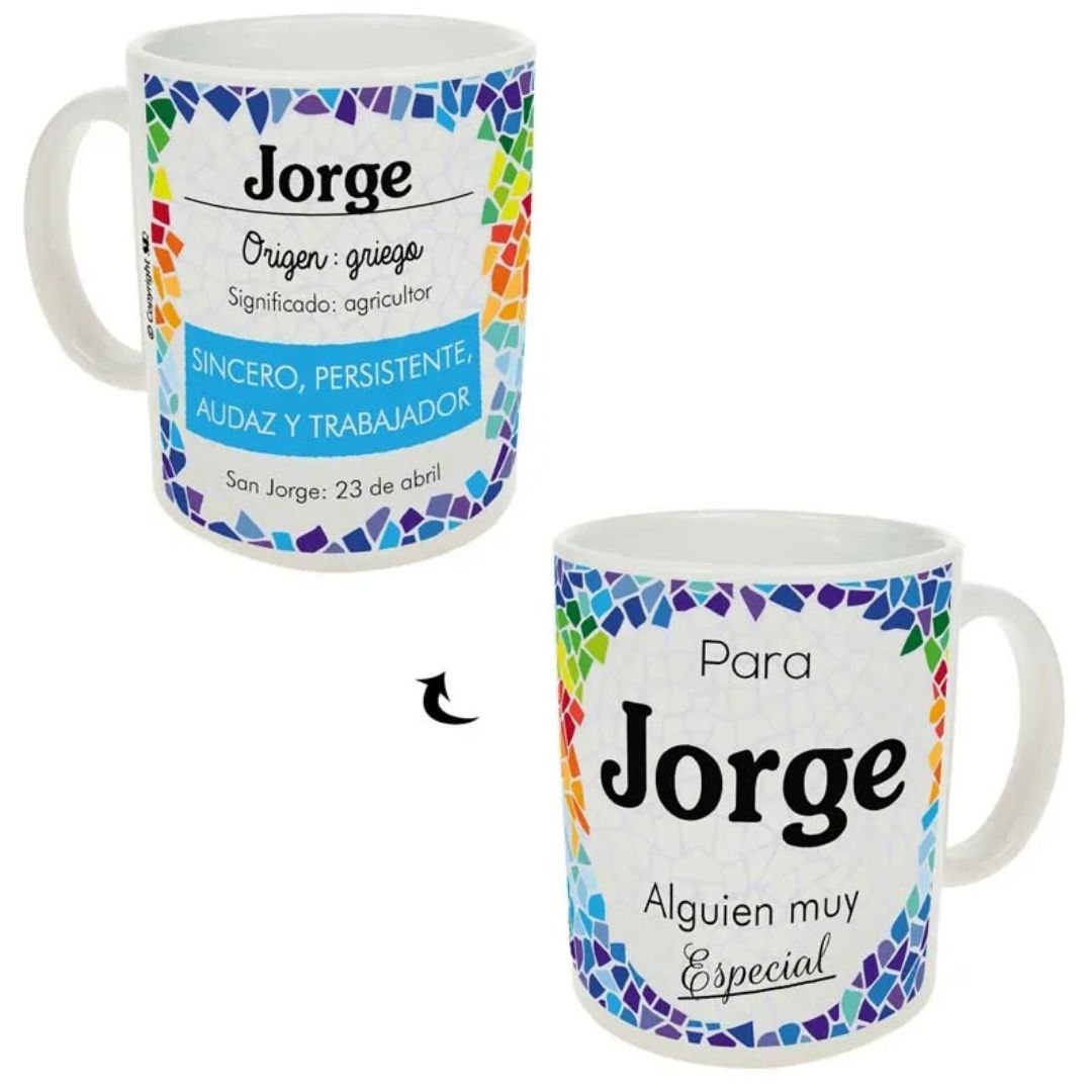 Taza trencadis personalizada