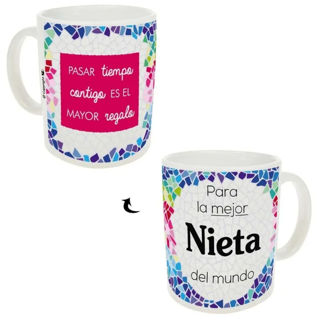 Taza trencadis personalizada
