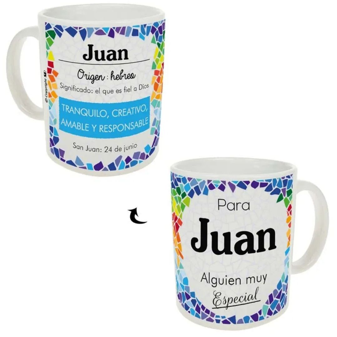 Taza trencadis personalizada