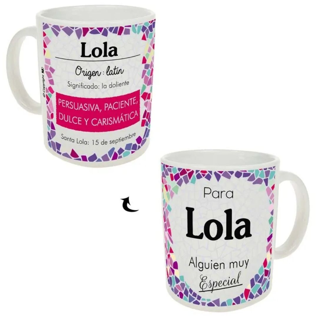 Taza trencadis personalizada