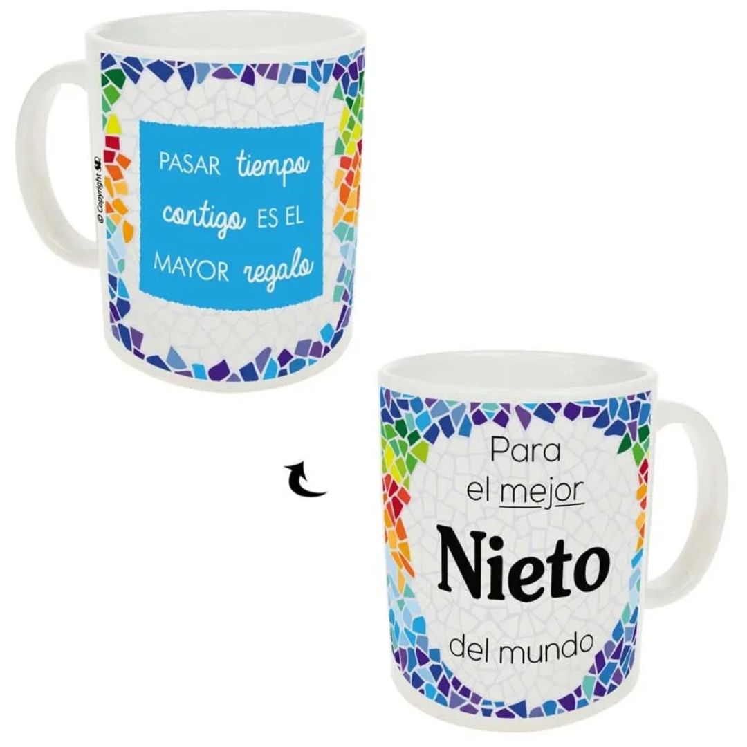 Taza trencadis personalizada