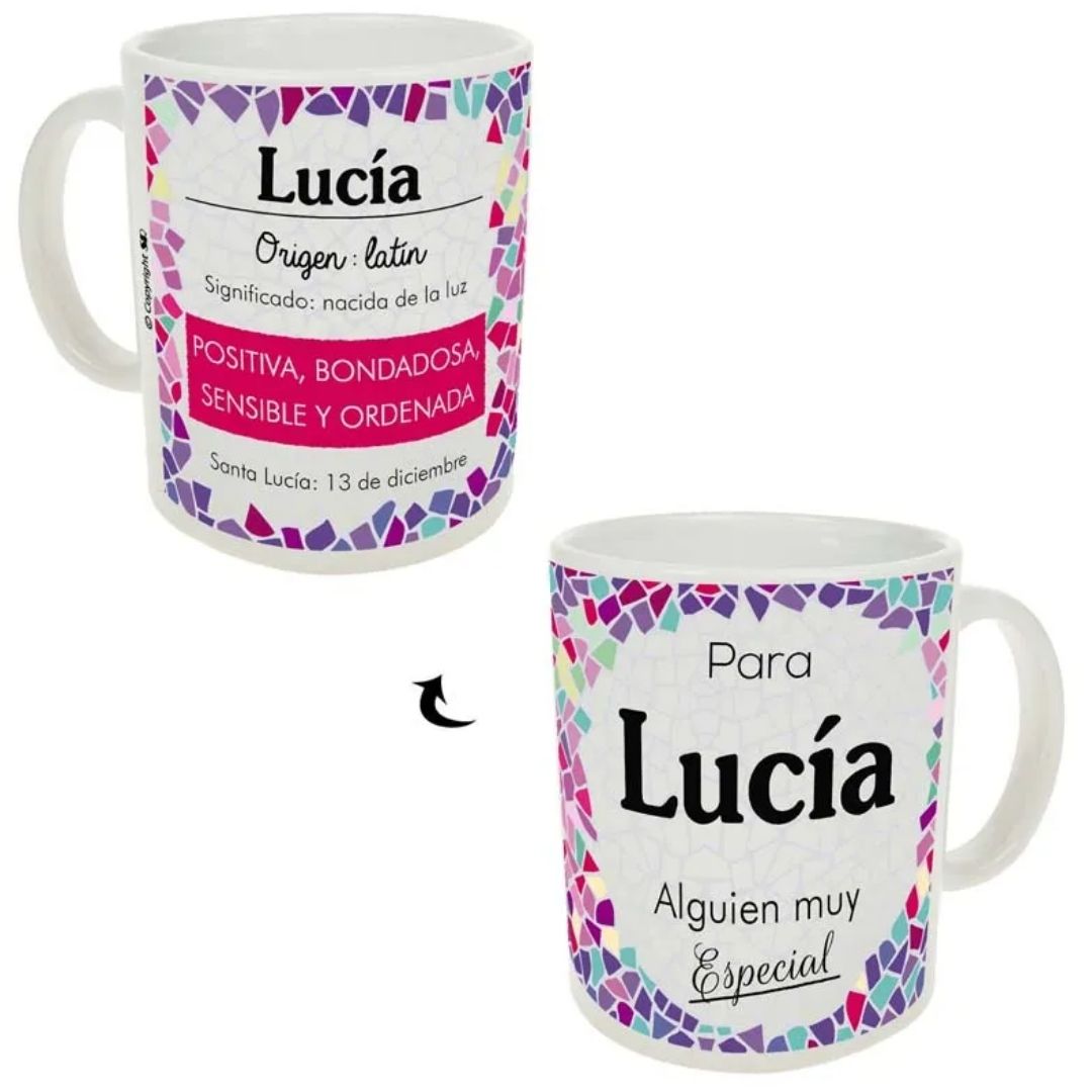 Taza trencadis personalizada