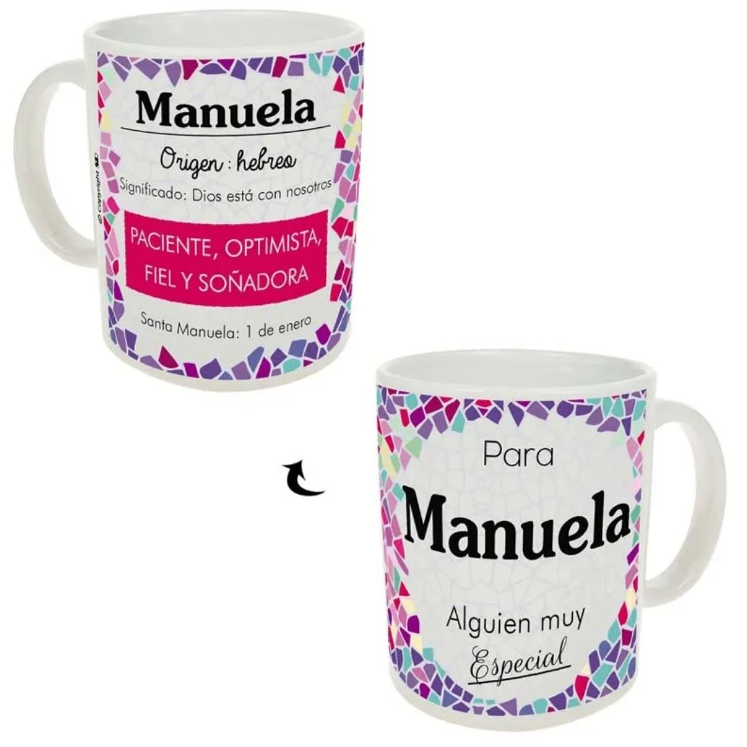 Taza trencadis personalizada