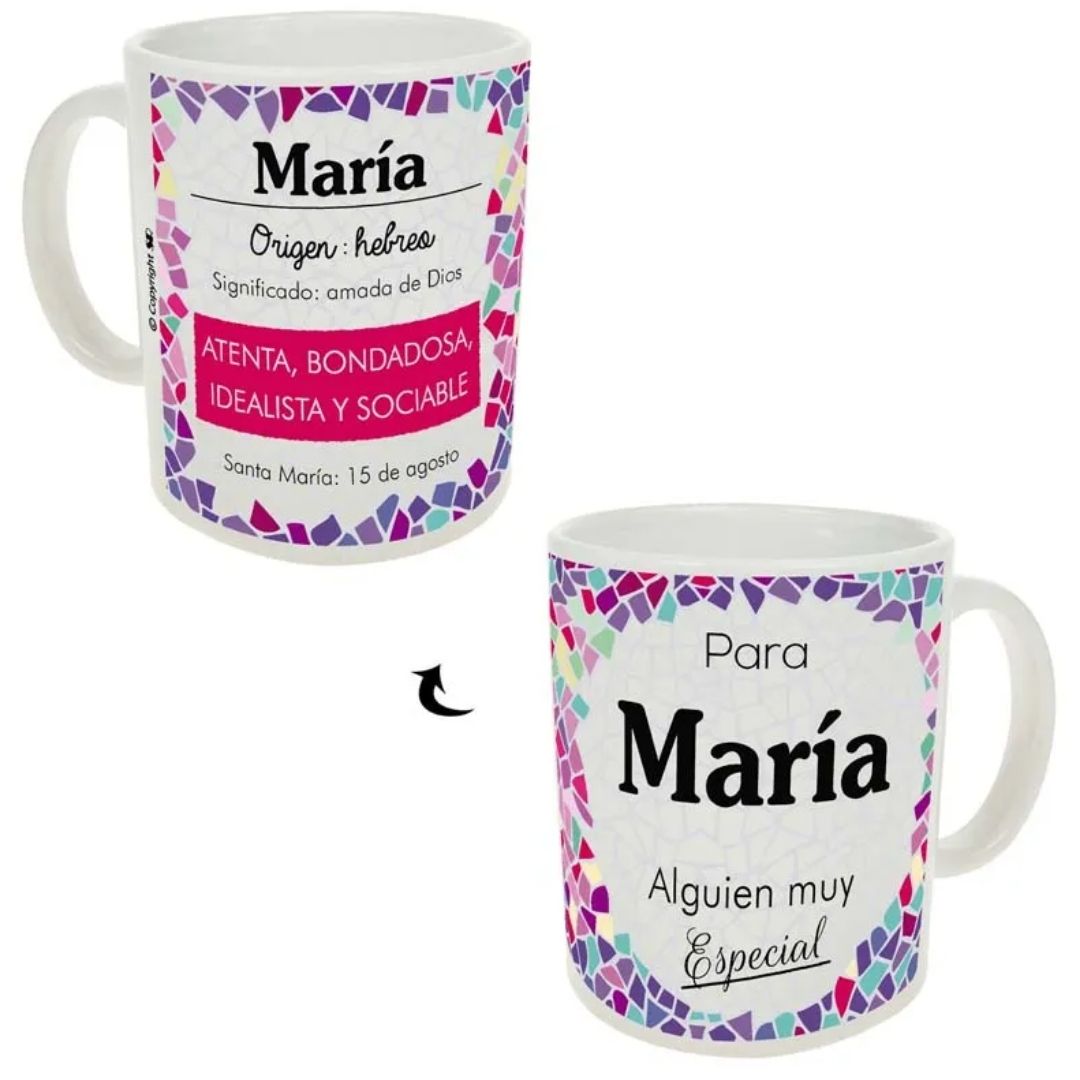 Taza trencadis personalizada