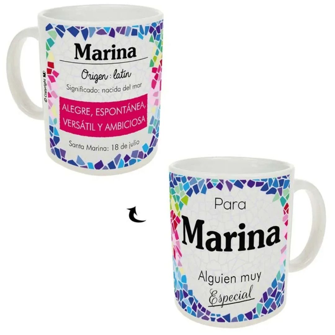 Taza trencadis personalizada